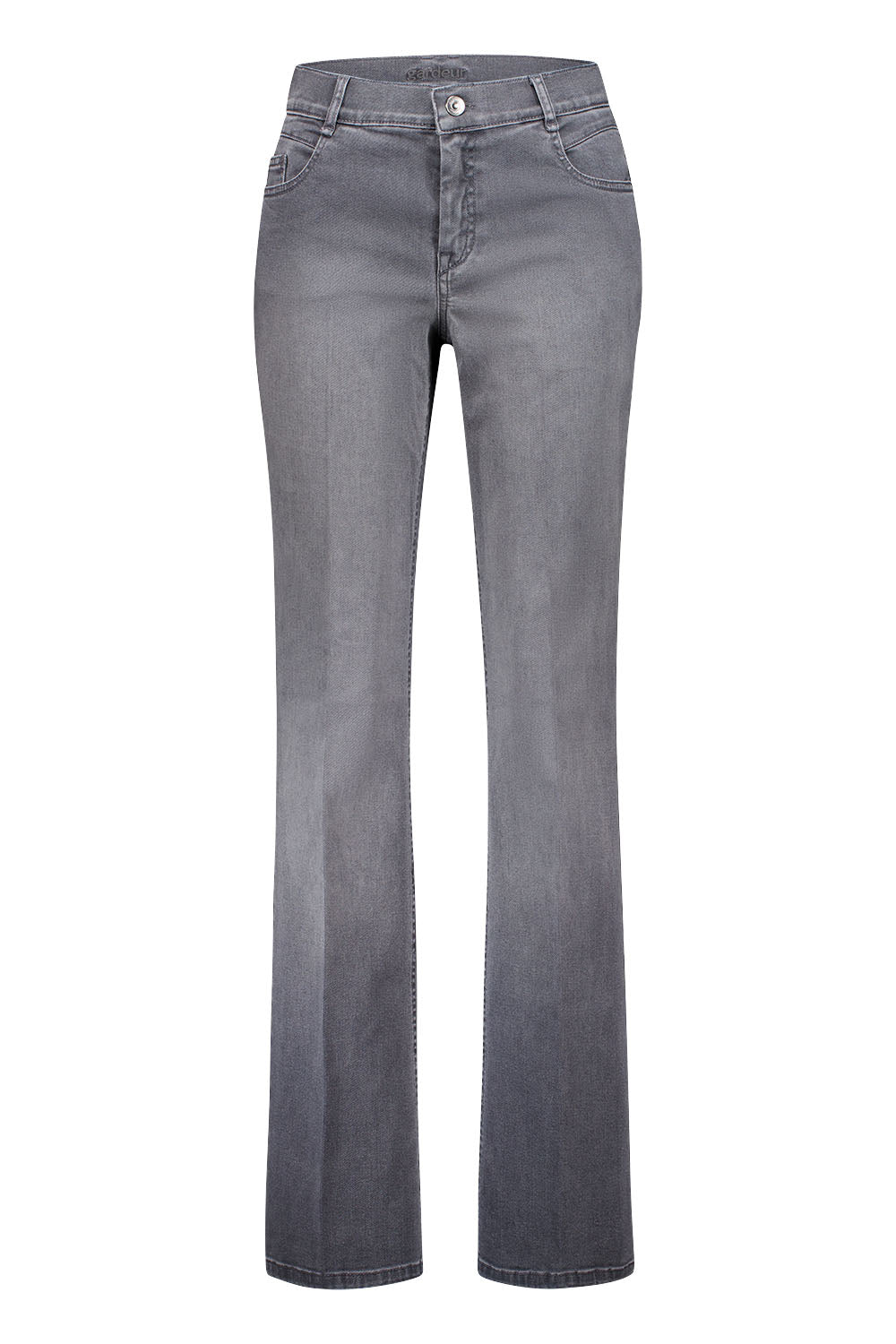 Gardeur Women Damen Hose ZURI126 - Slim Fit - ZURI126-670721-7198 - dark grey used - Grau