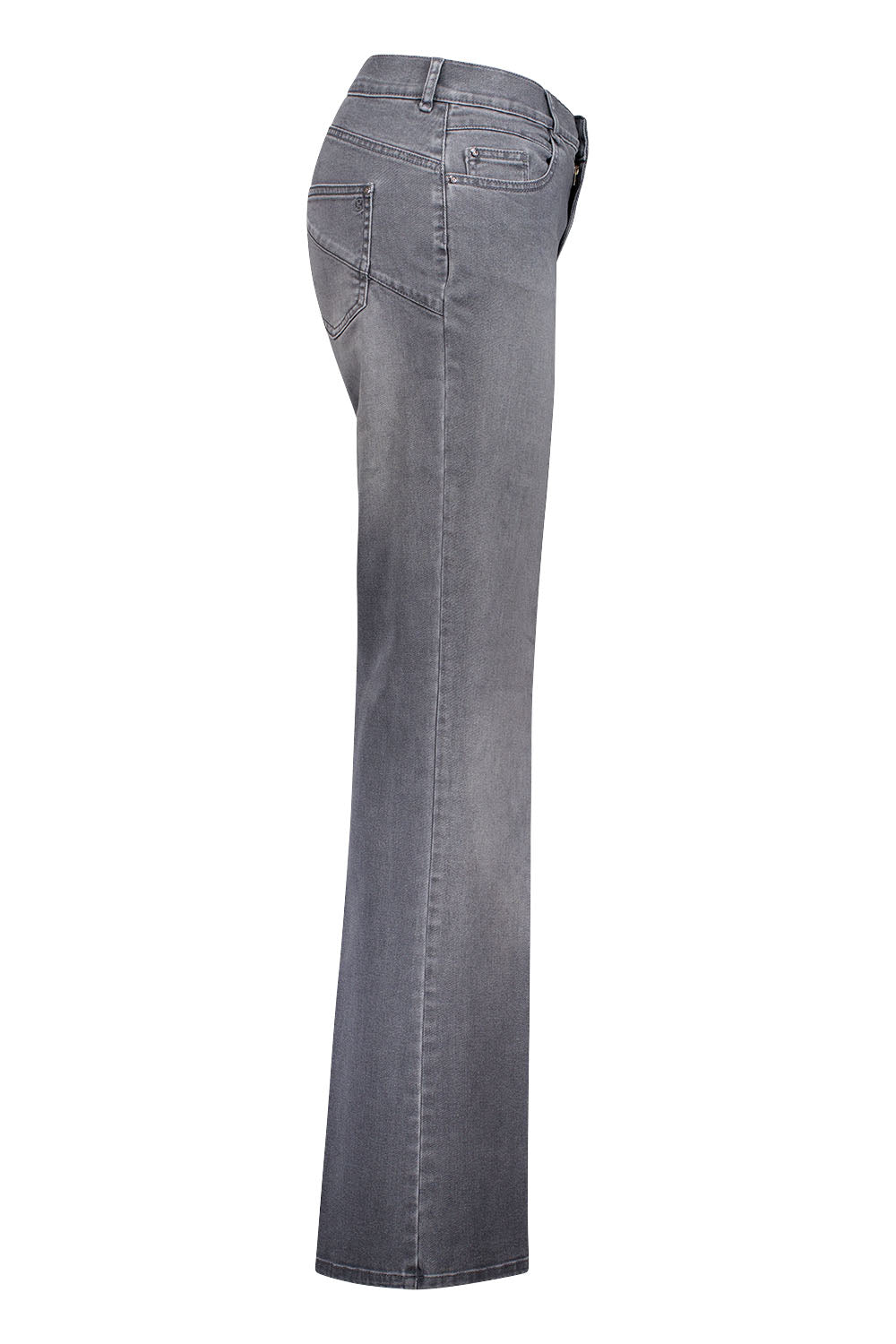 Gardeur Women Damen Hose ZURI126 - Slim Fit - ZURI126-670721-7198 - dark grey used - Grau
