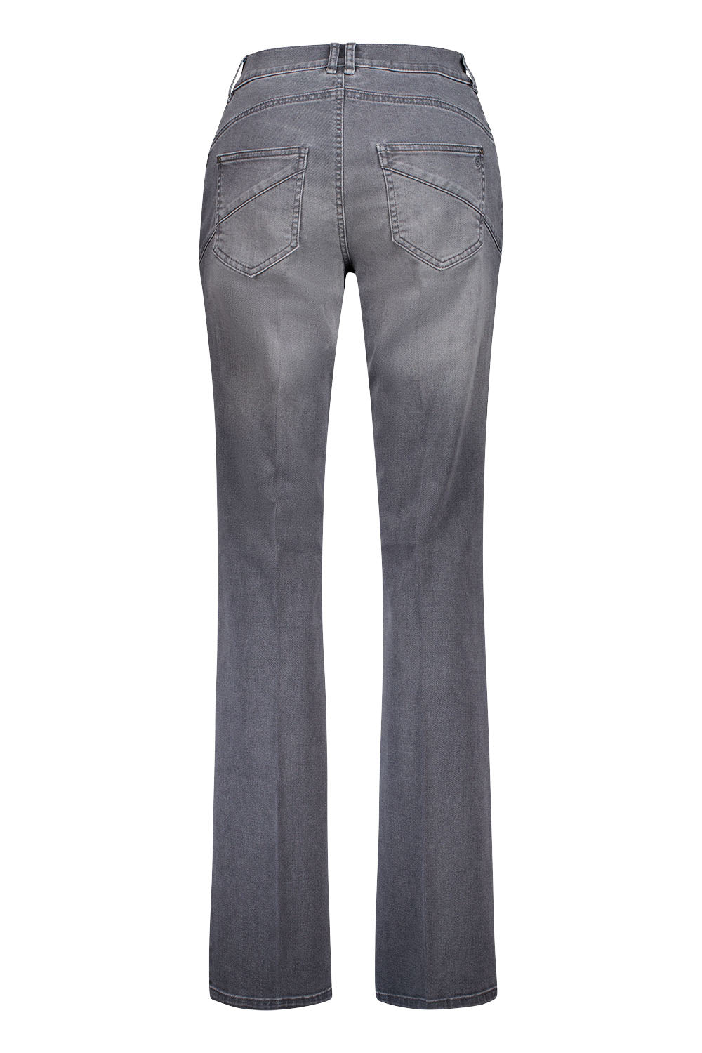 Gardeur Women Damen Hose ZURI126 - Slim Fit - ZURI126-670721-7198 - dark grey used - Grau