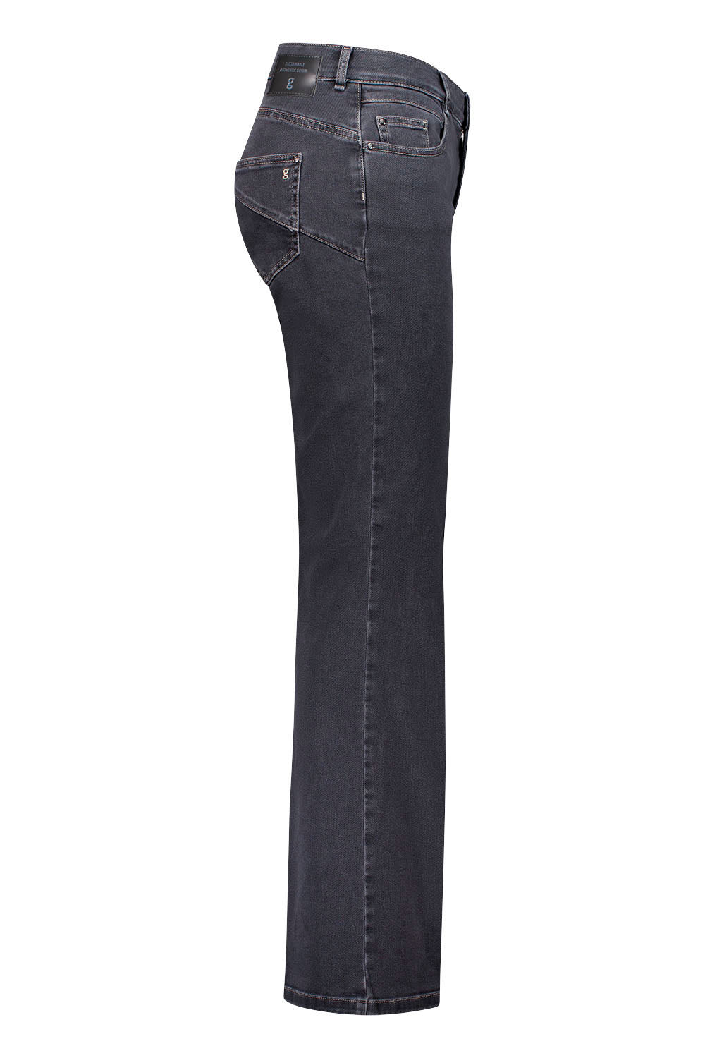 Gardeur Women Damen Hose ZURI126 - Slim Fit - ZURI126-670721-7298 - dark grey - Grau