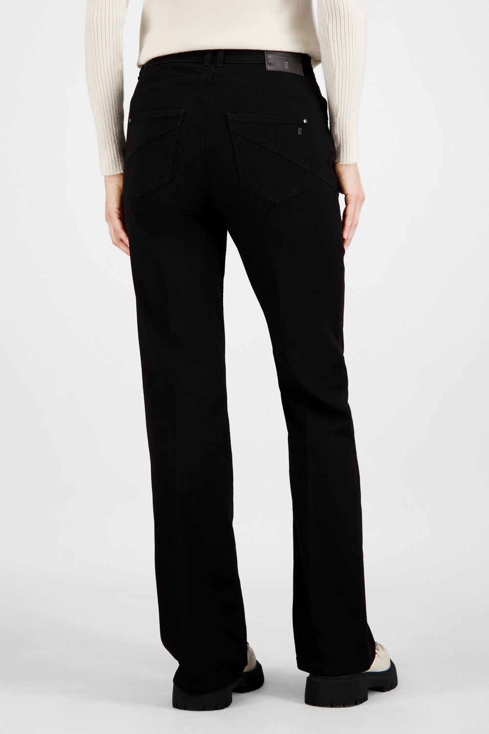 Gardeur Women Damen Hose ZURI126 - Slim Fit - ZURI126-670721-7799 - black black - Schwarz