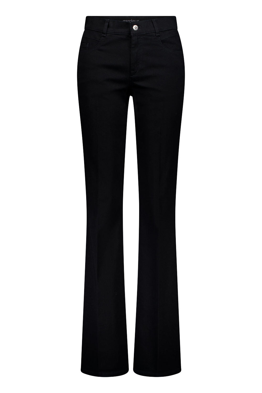 Gardeur Women Damen Hose ZURI126 - Slim Fit - ZURI126-670721-7799 - black black - Schwarz