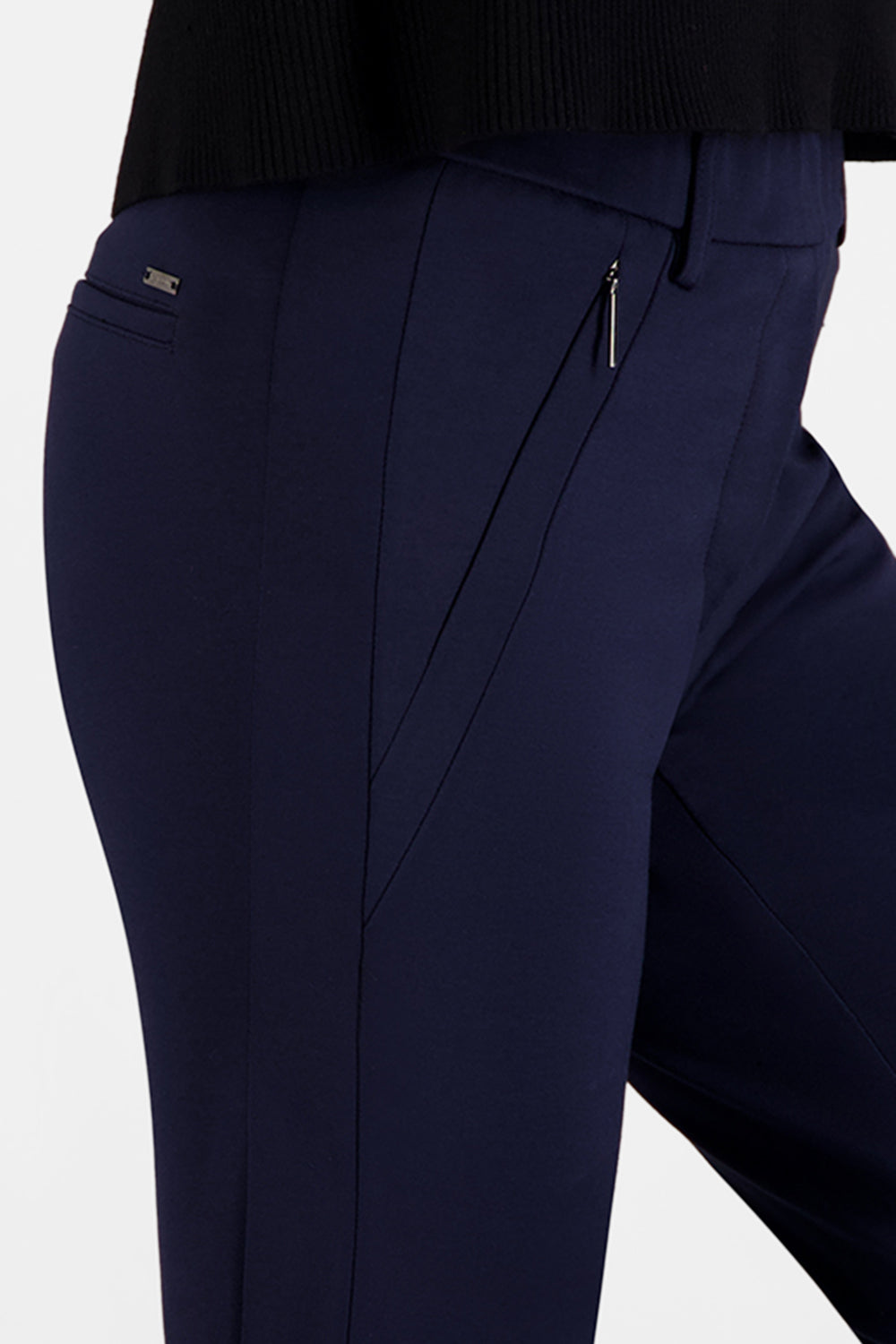 Gardeur Women Damen Hose ZENE57 - Slim - ZENE57-601461-1069 - dunkelmarine - Blau