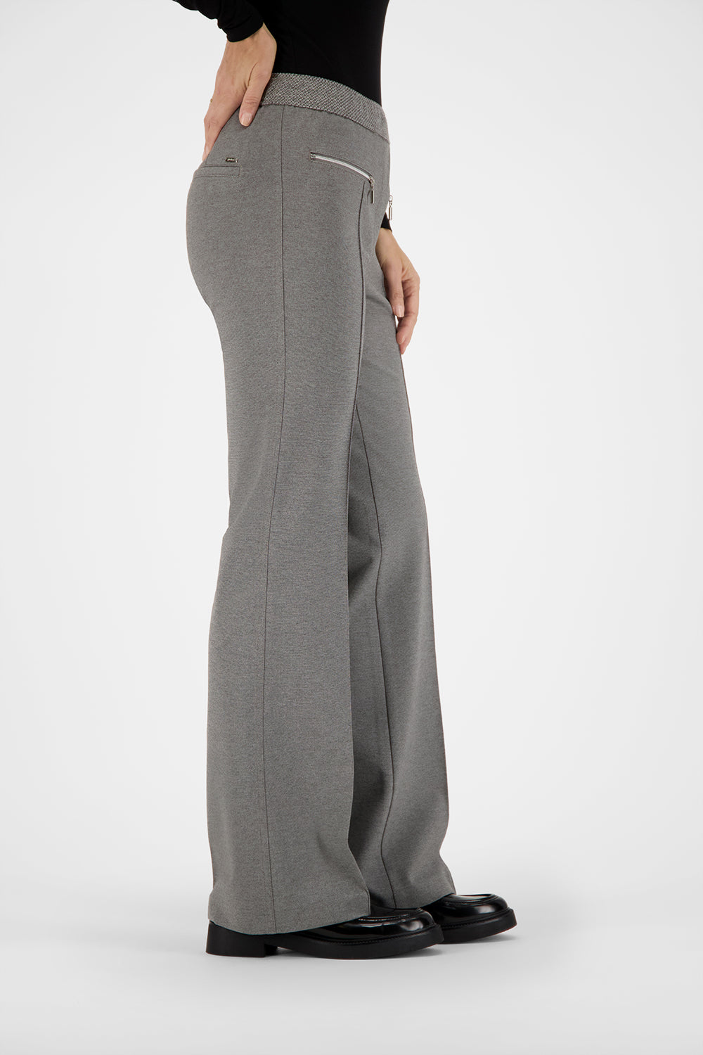 Gardeur Women Damen Hose ZARIA1-P - Slim Fit - ZARIA1-P-601281-1094 - grau - Grau
