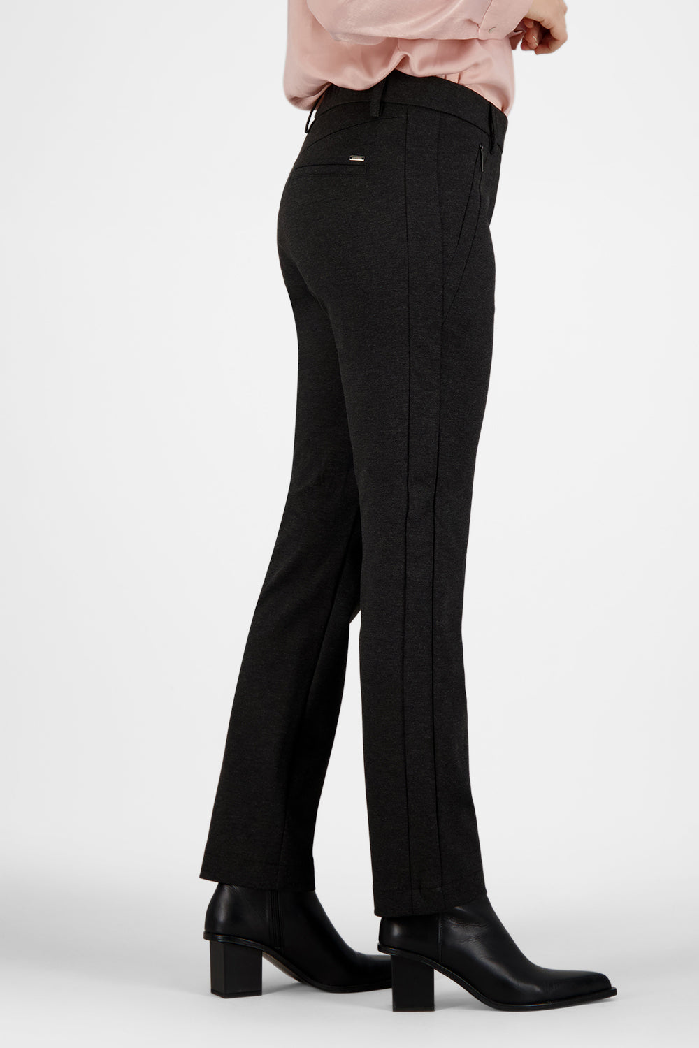 Gardeur Women Damen Hose ZENE57 - Slim Fit - ZENE57-601281-1098 - anthrazit - Schwarz