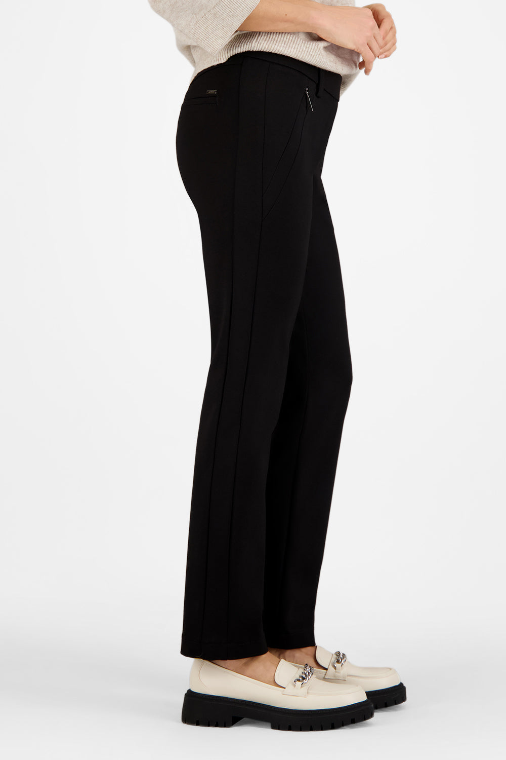 Gardeur Women Damen Hose ZENE57 - Slim - ZENE57-601461-1099 - schwarz - Schwarz