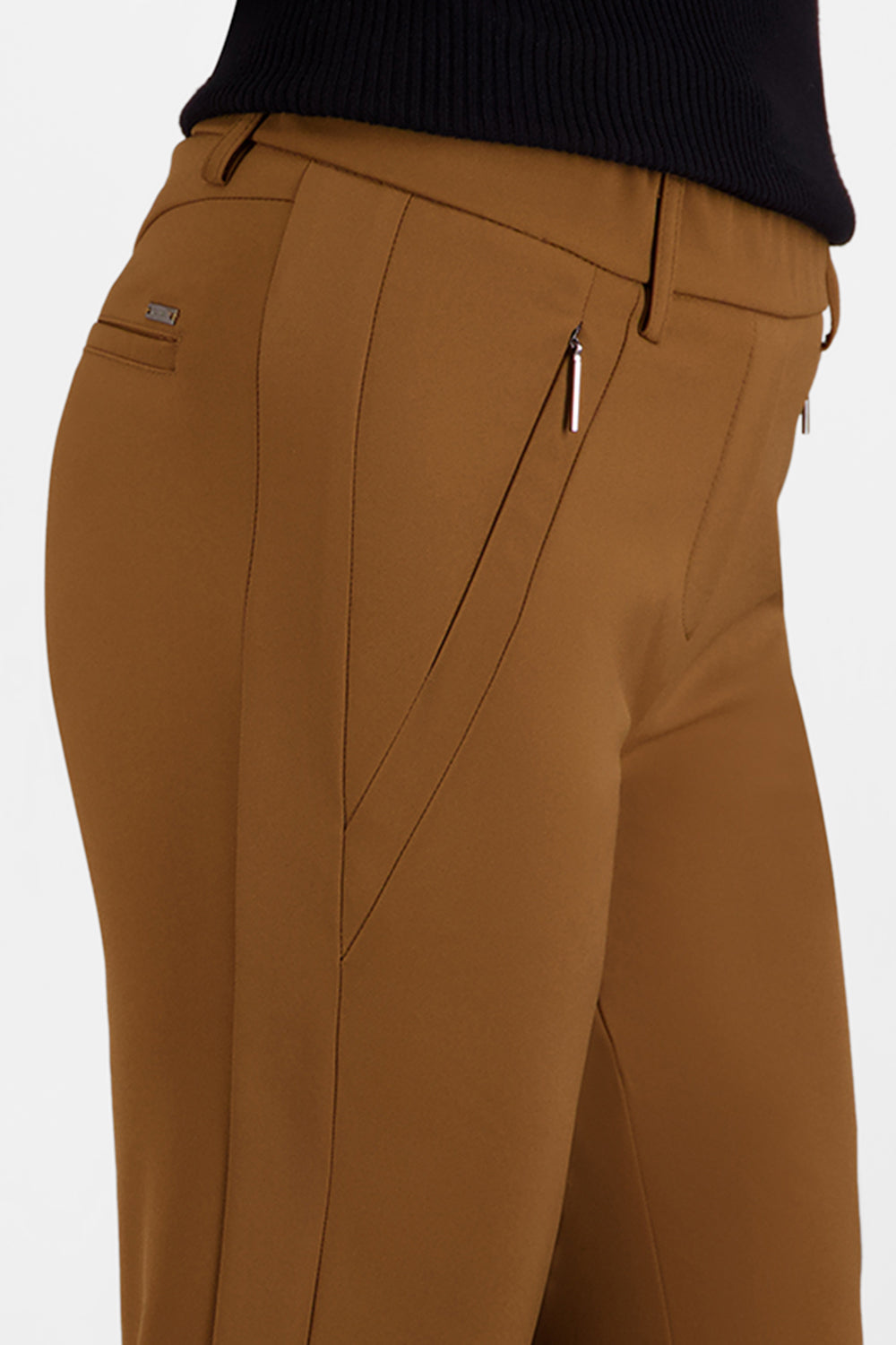 Gardeur Women Damen Hose ZENE57 - Slim - ZENE57-602471-1223 - camel - Beige