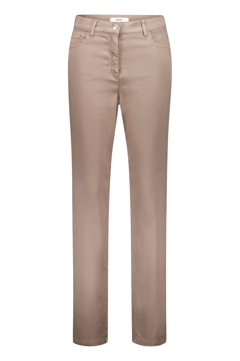 Gardeur Women Damen Hose GRETAH - Comfortable Fit - GRETAH-90021-2022 - taupe - Beige