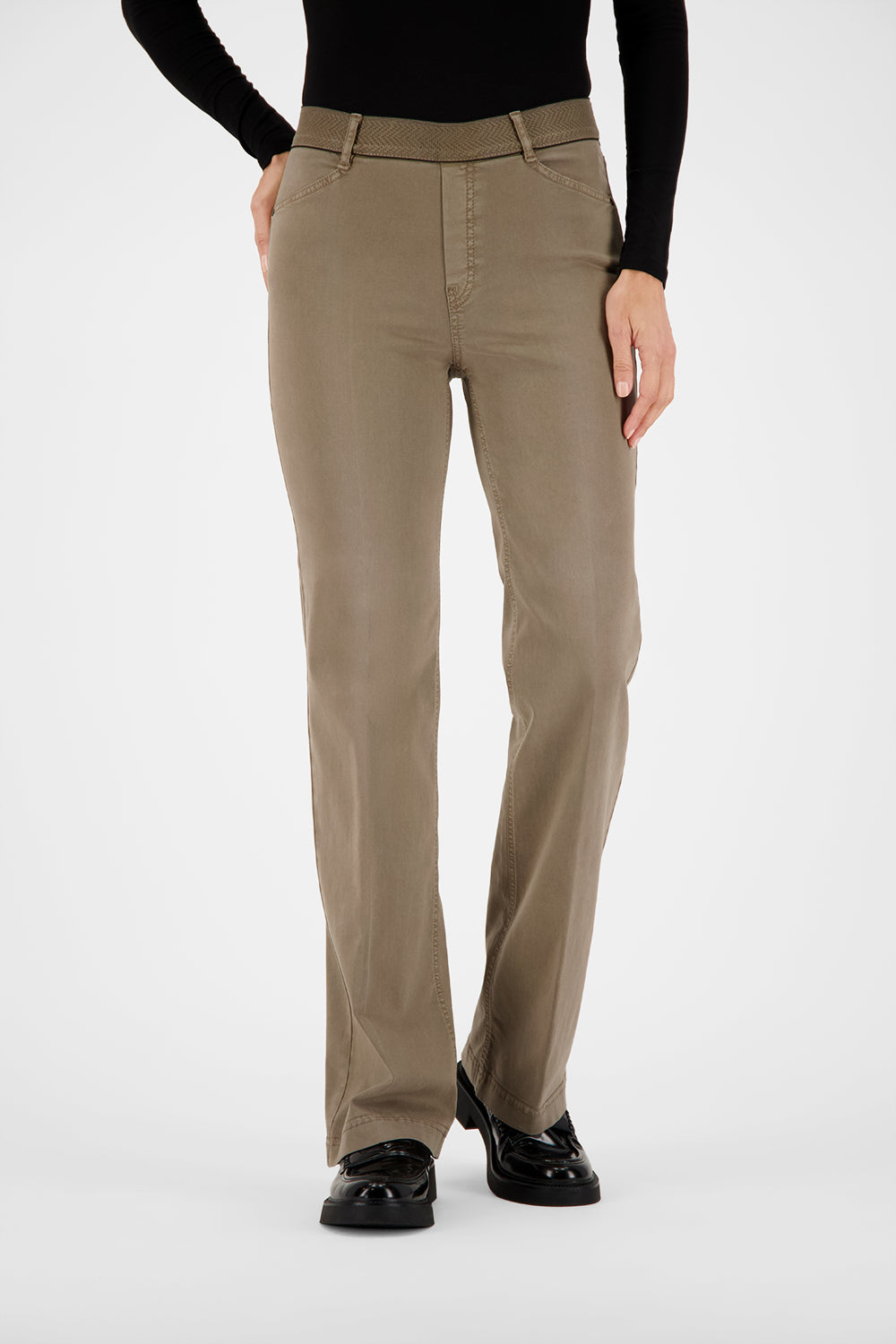 Gardeur Women Damen Hose ZILLA1 - Slim Fit - ZILLA1-80691-2022 - taupe - Beige