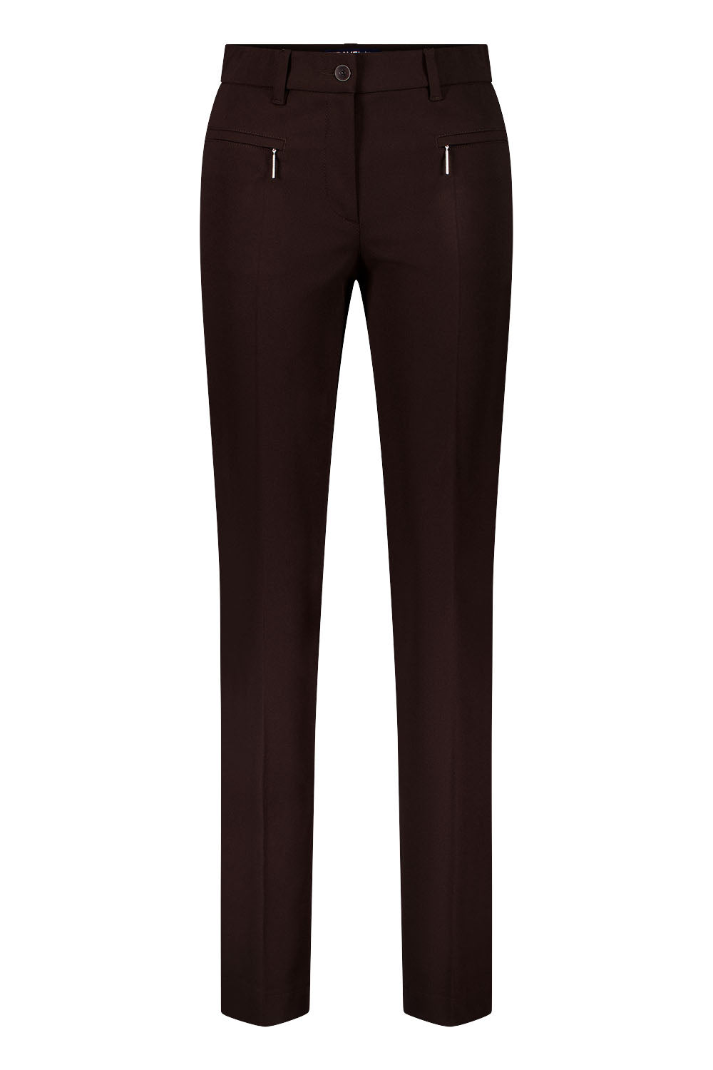 Gardeur Women Damen Hose ZENE51 - Slim Fit - ZENE51-601371-2028 - dunkelbraun - Braun