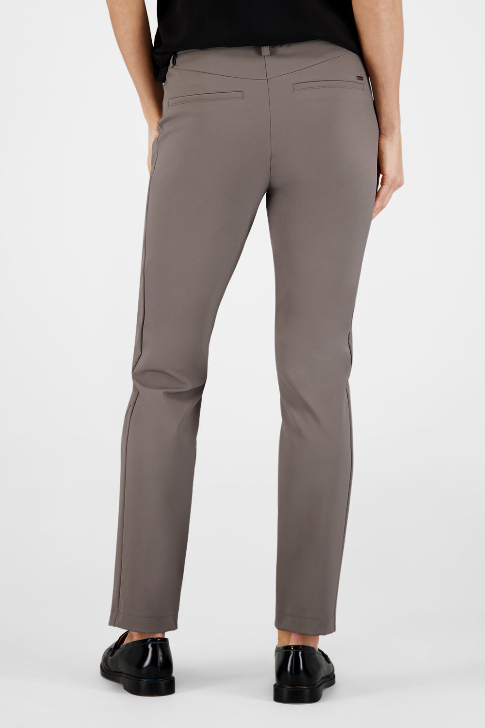 Gardeur Women Damen Hose ZENE57 - Slim - ZENE57-602471-3025 - dunkel taupe - Beige