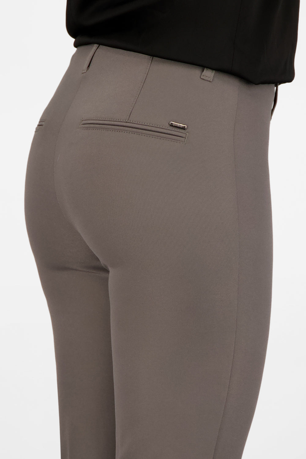Gardeur Women Damen Hose ZENE61 - Straight - ZENE61-602471-3025 - dunkel taupe - Beige