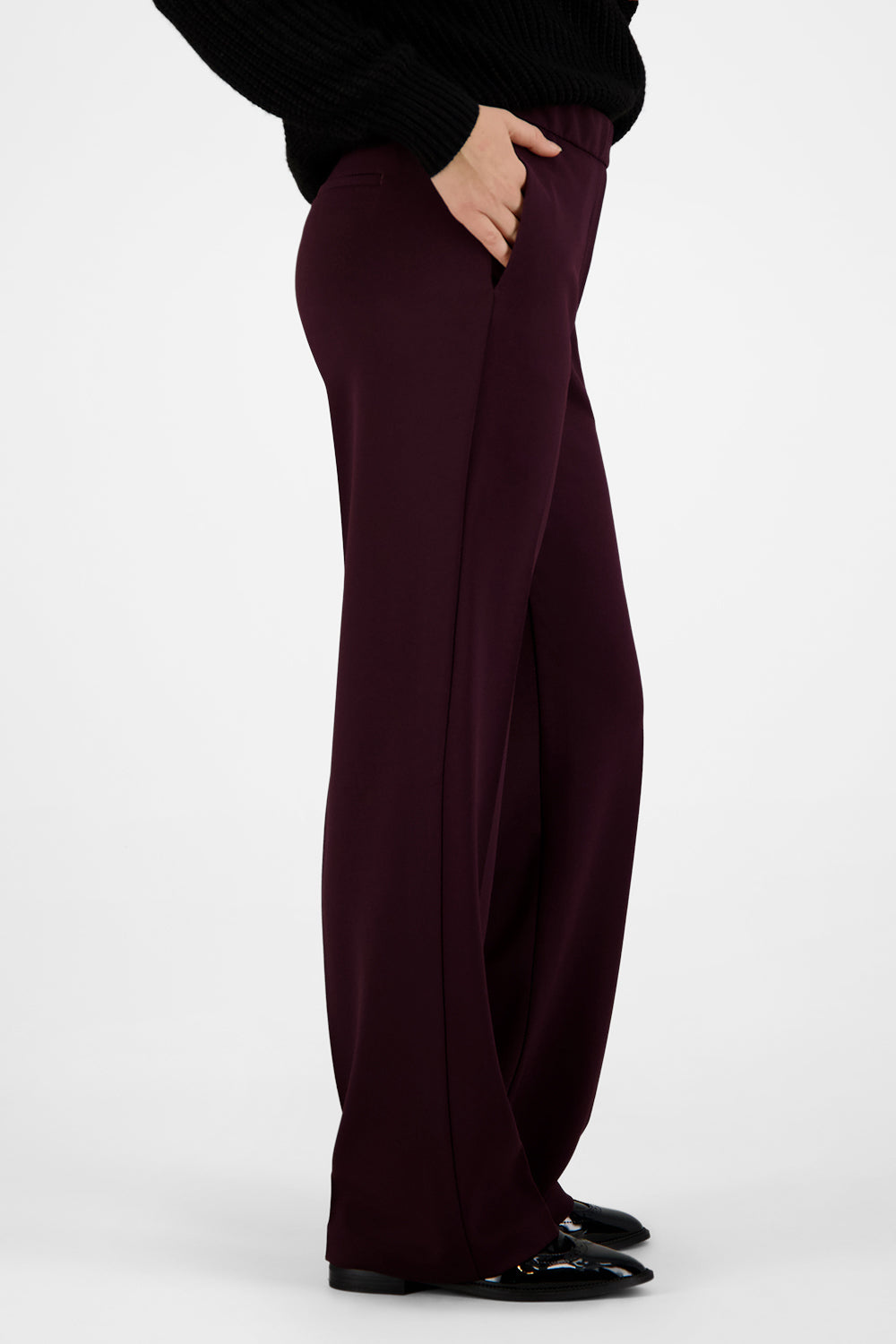 Gardeur Women Damen Hose FRANCA800 - Feminine Fit - FRANCA800-601371-3039 - dunkelbordeaux - Braun