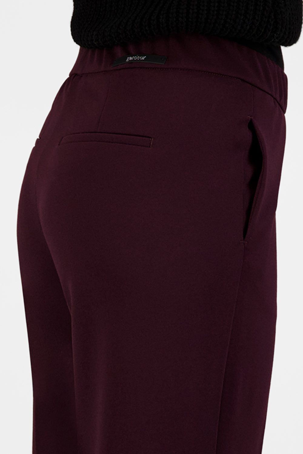 Gardeur Women Damen Hose FRANCA800 - Feminine Fit - FRANCA800-601371-3039 - dunkelbordeaux - Braun