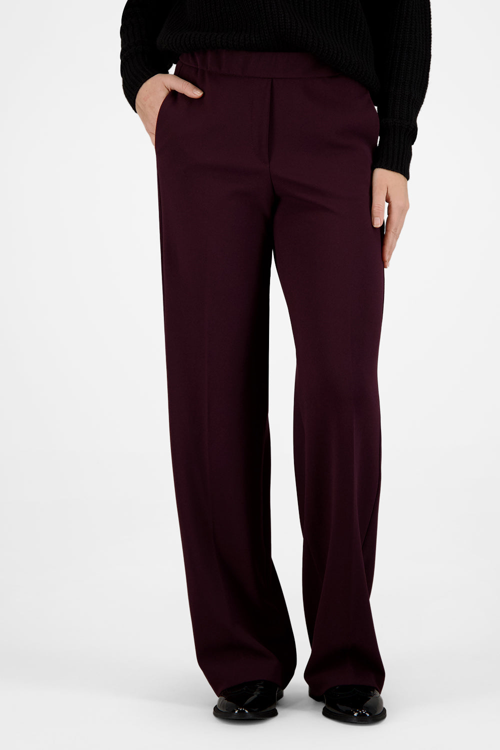 Gardeur Women Damen Hose FRANCA800 - Feminine Fit - FRANCA800-601371-3039 - dunkelbordeaux - Braun