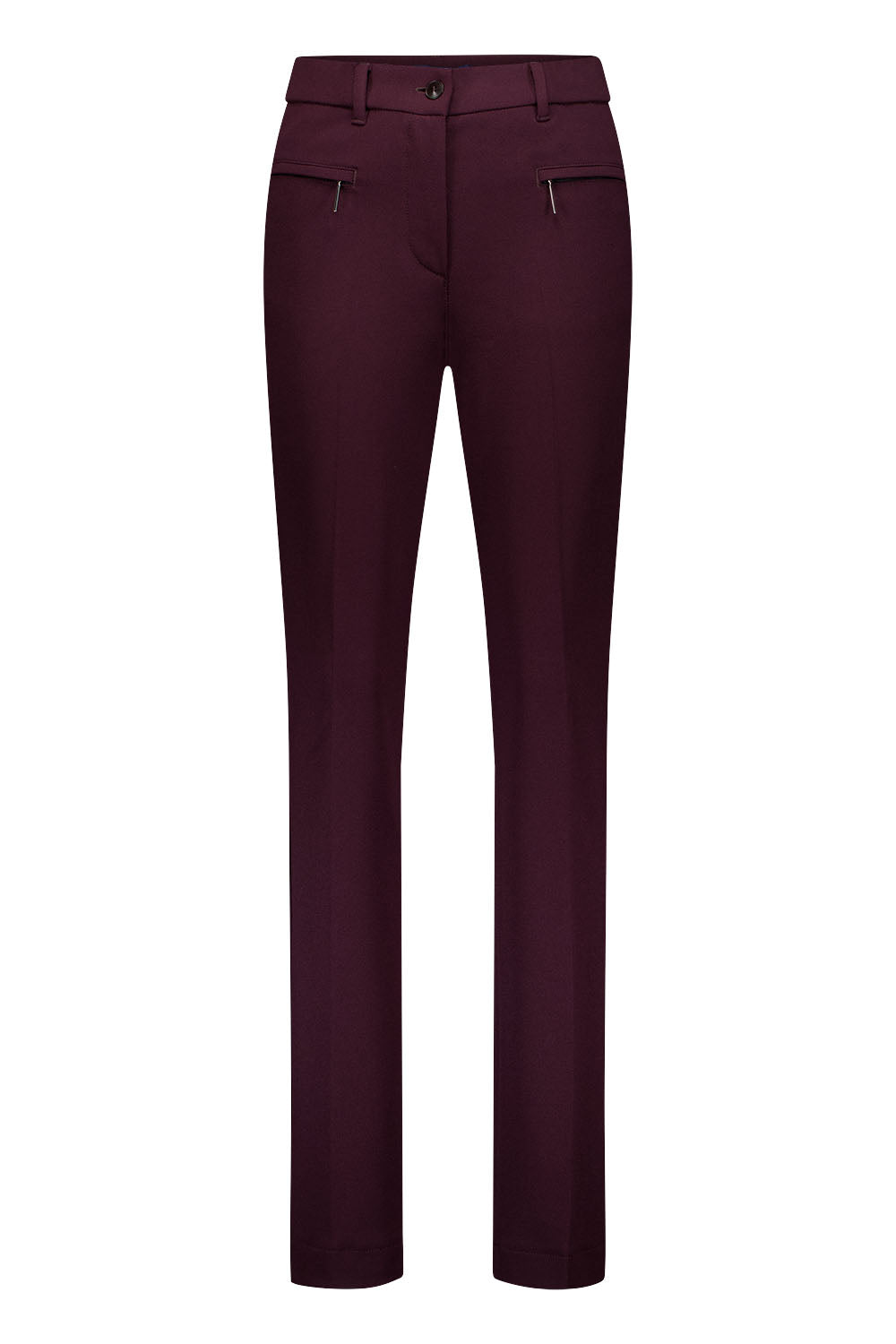 Gardeur Women Damen Hose ZENE51 - Slim Fit - ZENE51-601371-3039 - dunkelbordeaux - Braun