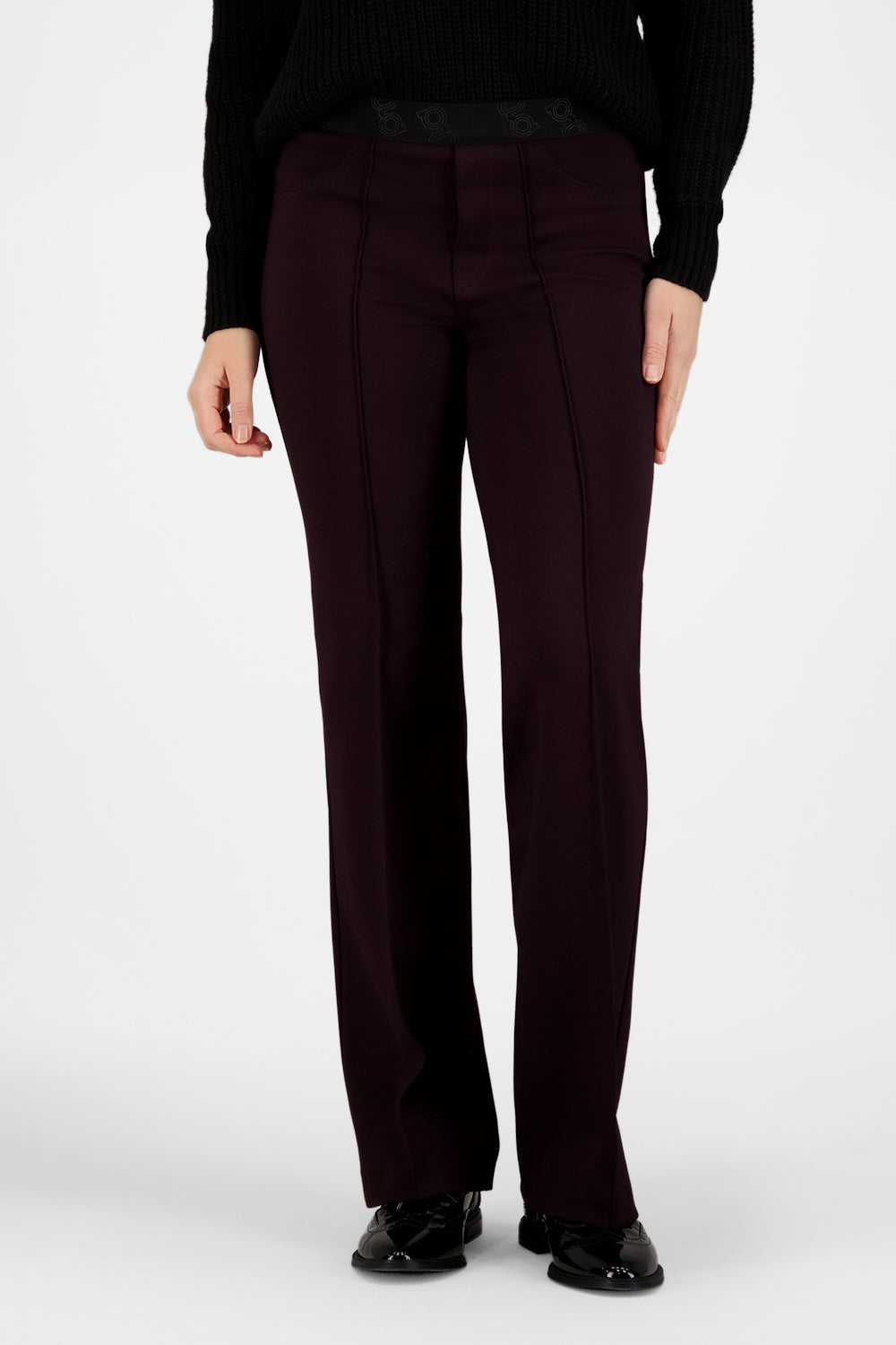 Gardeur Women Damen Hose ZILLA - Slim Fit - ZILLA-601461-3039 - dunkelbordeaux - Braun