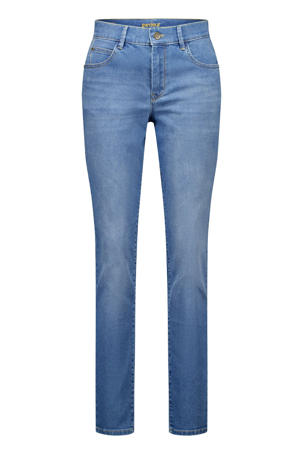 Gardeur Women Damen Hose ZURI122 - Slim Fit - ZURI122-670721-7167 - stone used - Blau