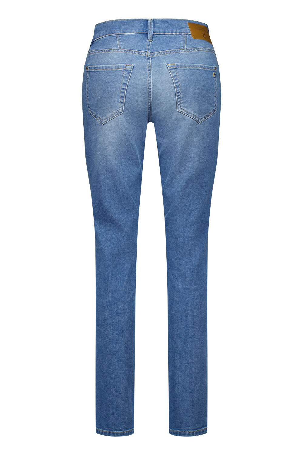 Gardeur Women Damen Hose ZURI122 - Slim Fit - ZURI122-670721-7167 - stone used - Blau