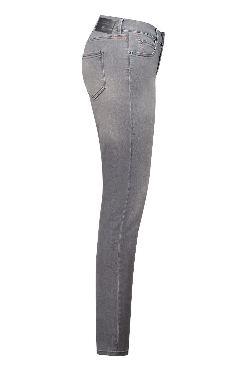 Gardeur Women Damen Hose ZURI122 - Slim Fit - ZURI122-670721-7198 - dark grey used - Grau
