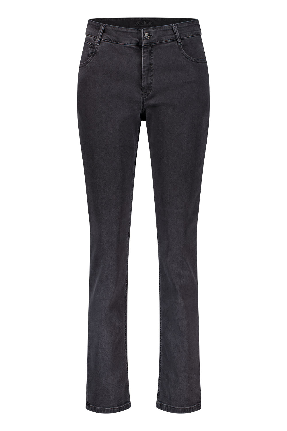 Gardeur Women Damen Hose DARJA5 - Straight - DARJA5-670701-7298 - dark grey - Grau