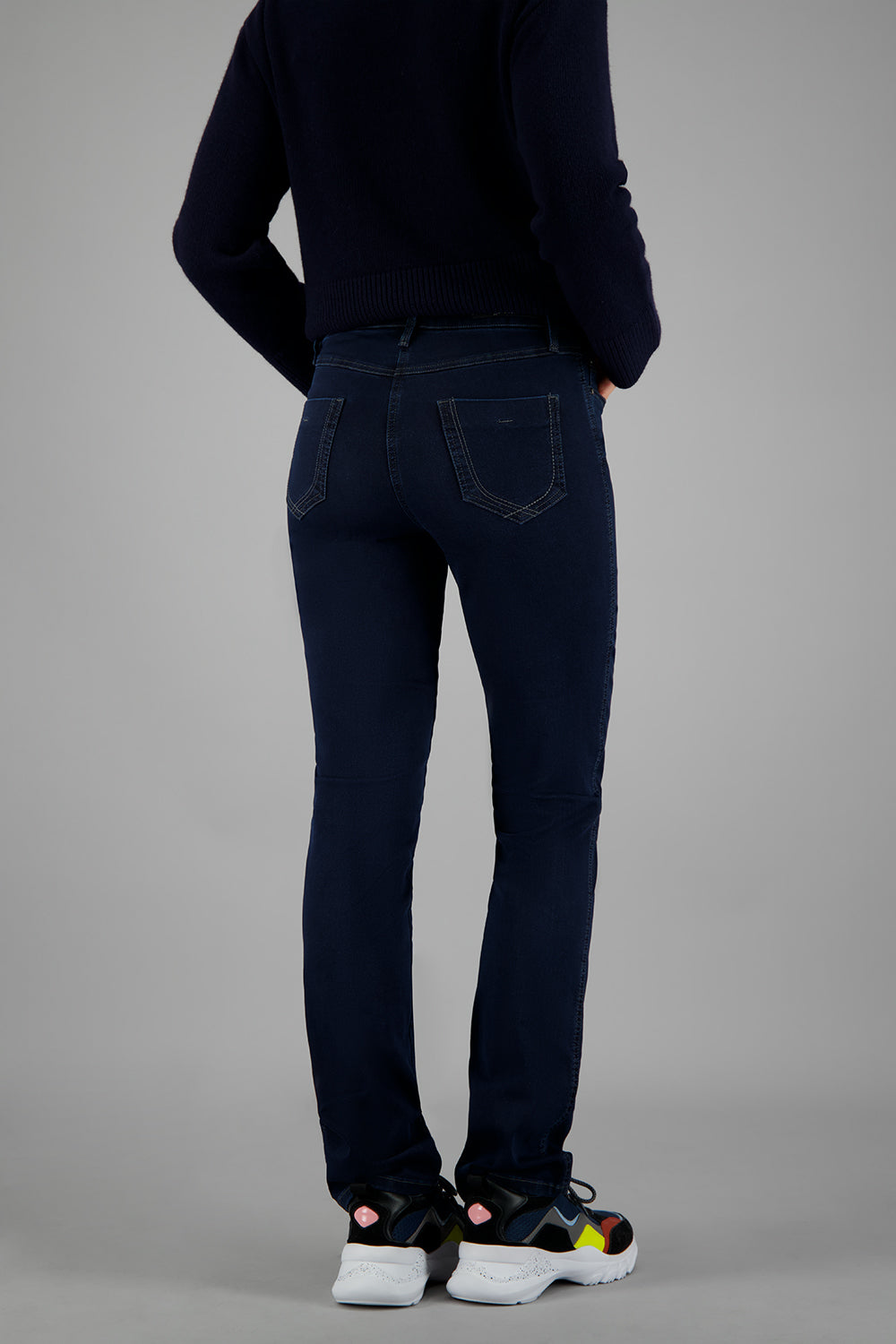 Gardeur Women Damen Hose MAJA4 - Slim - MAJA4-1839-8048 - blue black - Blau