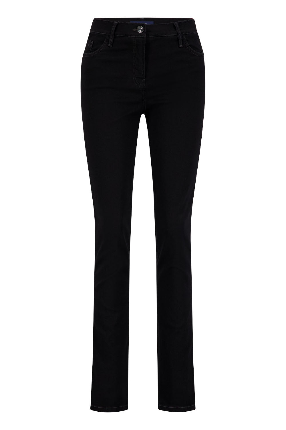 Gardeur Women Damen Hose MAJA4 - Slim - MAJA4-1839-8999 - black black - Schwarz