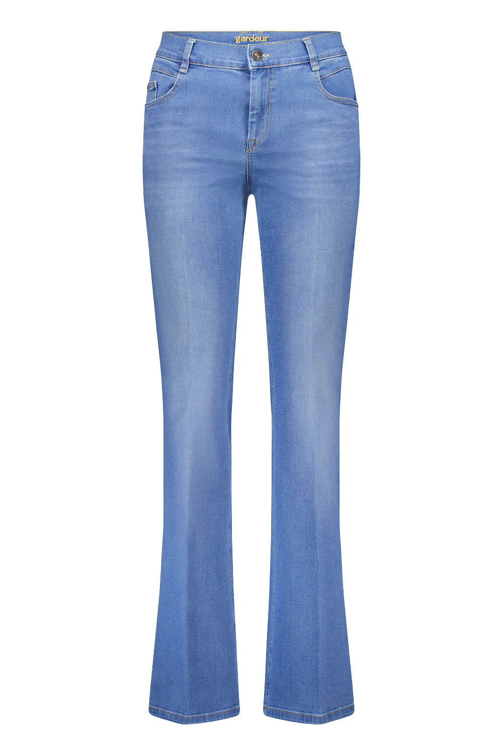 Gardeur Women Damen Hose ZURI126 - Slim Fit - ZURI126-670721-7167 - stone used - Blau