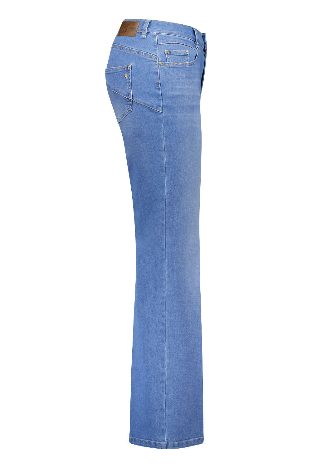 Gardeur Women Damen Hose ZURI126 - Slim Fit - ZURI126-670721-7167 - stone used - Blau