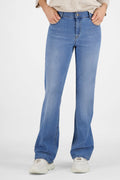 Gardeur Women Damen Hose ZURI126 - Slim Fit - ZURI126-670721-7167 - stone used - Blau